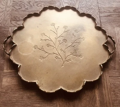 Collini Austria massiv Messing - Schale/Tablett - Ø 32 cm. - Bild 1 von 3