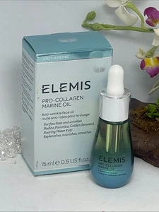 Elemis Pro Collagen Marine Oil olio viso antirughe - 0,5 fl oz - nuovo con scatola - Foto 1 di 4