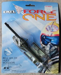 Vintage New 1992 Ertl Force One Diecast Bell UH-1H Huey Iroquois Army Helicopter - Picture 1 of 9