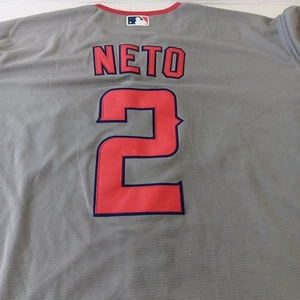 Zach Neto SELTENER FEHLER NIKE Trikot #2 NICHT 9 GRAU 3XL LOS ANGELES ANGELS EUC SAUBER - Bild 1 von 13