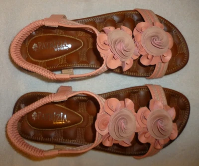Patrizia Spring Step Peach Nectarine Flat Leather Sandals EU 36 Size 5.5 - 6 - Image 1 of 4