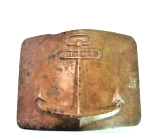 SOVIÉTICO Antiguo Real Placas de Latón Soldados Militar Ejército Cinturón Marina Soldados URSS  - Imagen 1 de 5