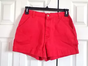 Denim Republic 9/10 Reddish Pink High Waisted Jean Shorts Vintage Y2K - Picture 1 of 7