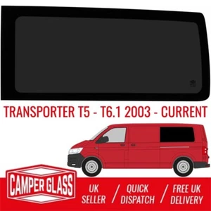 Transporter T5-T6.1 pasajeros larga distancia entre ejes ventana cuarto trasero teñida 2003-corriente - Imagen 1 de 1