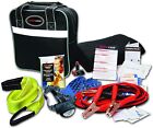 Justin Case-Deluxe Travel Auto Safety Kit-Black Car Vehicle Emergency Assistance