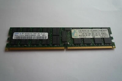 Samsung M393T5160QZA-CE6 4GB 2Rx4 PC2-5300 DDR2 ECC 240P CL5 Server Memory SR018 - Image 1 of 3