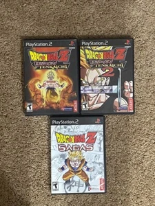 Dragon Ball Z: Budokai Tenkaichi & 2 & DRAGONBALL SAGA PS2 KOMPLETT - Bild 1 von 1