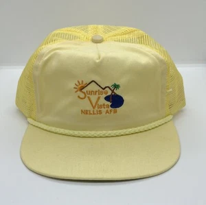 Sunrise Vista Nellis AFB Las Vegas Golf Course Trucker Mesh Snapback Hat Cap - Picture 1 of 9