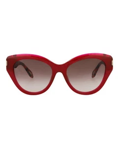 Just Cavalli Womens Cat Eye Red Havana Brown Fashion Designer Eyewear - Picture 1 of 4