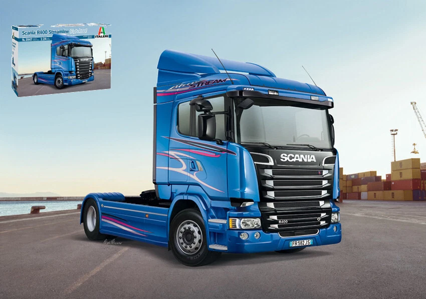 Model Truck Kit Assembly Italeri SCANIA R400 STREAMLINE Scale 1:24 - Image 1 of 1