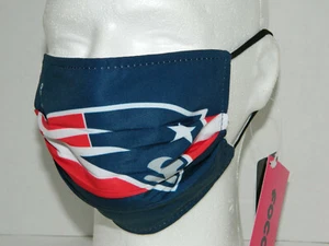 New England Patriots face mask PPE NFL Licensed face Cover Hand Washable Blue - Picture 1 of 9