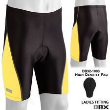Ladies Cycling Shorts Tights MTB Bicycle  Hi-Density Pad Yellow S,M,L,XL