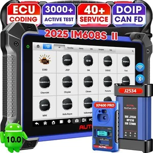Autel MaxiIM IM608S II & XP400 PRO &J2534 IMMO Key Programming Diagnostic Tool - Imagen 1 de 15