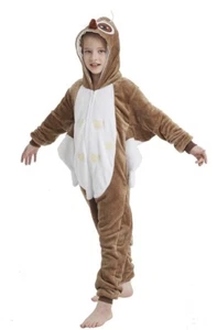ACOGNA Kids Plush Animal Costume One Piece Pajamas Girls Boys 8-9 yrs - Picture 1 of 6