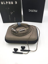 Dunu Alpha3 Earbuds, New Sealed, Flagship Sound 14.2mmDD+free seller accesories