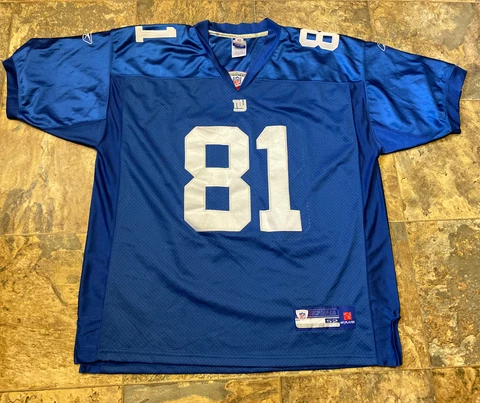 Amani Toomer New York Giants Reebok Mens Size 52 NFL Jersey NFL Stitched #81 Cover