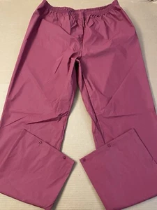 VINTAGE LL Bean Pants Adult XXL 2XL Red Waterproof Nylon Outdoors Hiking 90s Men - Picture 1 of 14