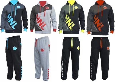 HNL Kids Girls Boys Tracksuit Set Sports Hoodie Jogging Bottom & Top Set Age 7-13 y