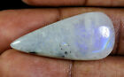 33Cts. Natural Rainbow Moonstone Pear Cabochon Loose Gemstone 17X36X07 MM w864