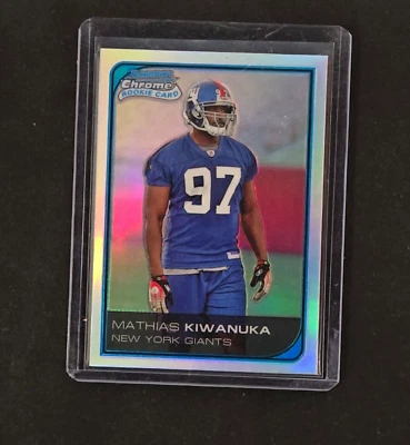 2006 - Mathias Kiwanuka - Bowman Chrome - Refractor #250 (RC) Giants - Image 1 of 2