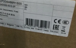 ABB 1SEP204488R1500 XRG400BS-50/5-3P SWITCH DISCONNECTOR - Picture 1 of 2