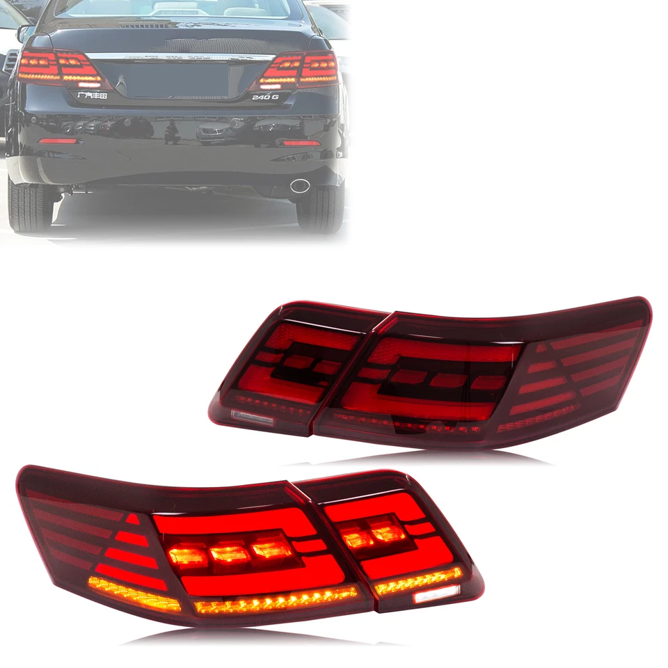 Conjunto de par de luces traseras LED rojas para Toyota Camry 2007-2011 Foto 1 de 4