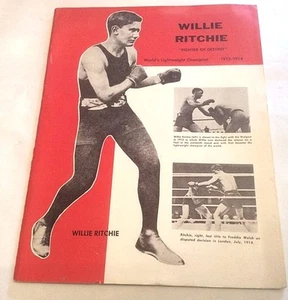 ** Signed ** Billy Mahoney Willie Ritchie Fighter of Destiny 1962  - Imagen 1 de 11