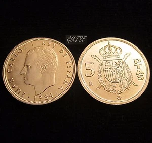 *GUTSE* 5 PESETAS 1984, SIN CIRCULAR. - Imagen 1 de 1