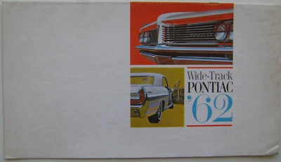 Pontiac Wide Track 1962 folleto de Estados Unidos Bonneville Star Chief Catalina Grand Prix Foto 1 de 2