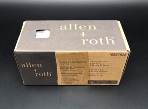 Allen + Roth 6 Piece Ceramic Chair Rail Tile Charcoal 0857828 New 2 in x 6 in - Picture 1 of 8