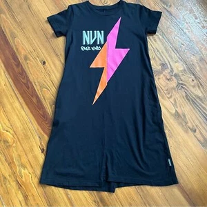 Nununu NEW Girl’s UNBALANCED RAWK A DRESS Black 10-11Y - Picture 1 of 10