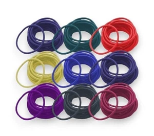 Pack de 12 lazos elásticos para cabello sin fin sin enganches de colores bobbles - Imagen 1 de 22