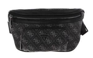 GUESS bolso de la correa Vezzola Smart Compact Bum Bag Dark Black - Imagen 1 de 4
