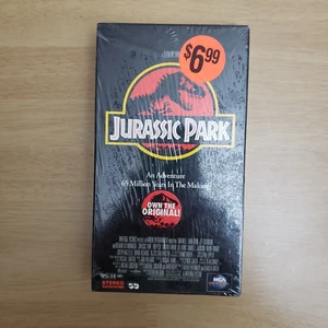 New Sealed 1993 Jurassic Park Original Spielberg MCA Universal VHS Watermark - Picture 1 of 7