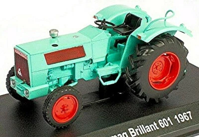 HANOMAG Brillant 601 - 1967 Rimorchiatore Trattore Turchese Scatola PC 1:43 - Immagine 1 di 2