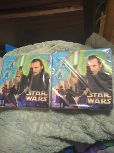 Star Wars Episodio 1 - 2 Paquetes Servilletas Suministros de Fiesta Nuevo Precintado 16ct 1999 - Imagen 1 de 3