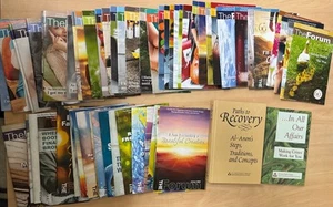 Lot 59 The Forum Al-Anon Monthly Magazine 2014-2020 2 Books Alcoholics Anonymous - Picture 1 of 13