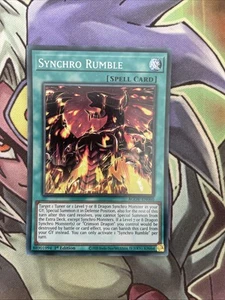 AGOV-EN060 Synchro Rumble Super Rare 1st Edition NM Yugioh Card - Picture 1 of 2