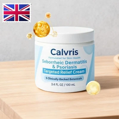 Calvris Seborrheic Dermatitis & Psoriasis Treatment Cream Beard Recovery Cream