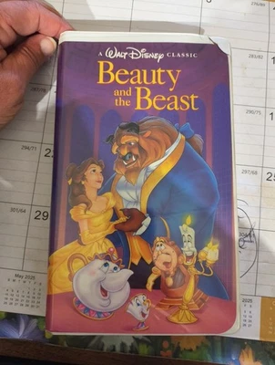 Beauty And The Beast #1325 Black Diamond Classic Walt Disney 1992 VHS TAPE Rare! - Image 1 of 4