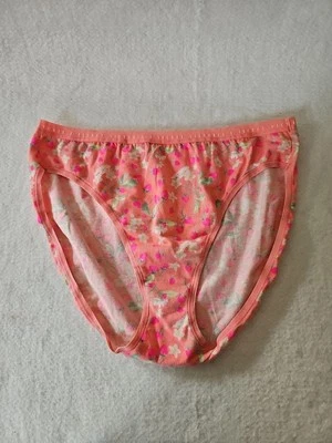 Bragas Victoria's Secret para mujer floral mezcla de algodón corte alto talla XL Foto 1 de 4