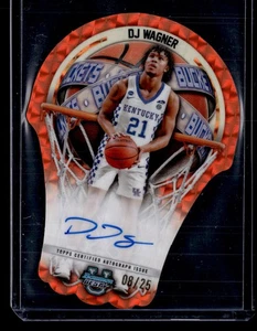 2023-24 Bowman University Miglior DJ Wagner Bowman U Secchi Auto Geo Arancione #/25 - Foto 1 di 2