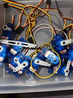 Lot of (10) Hitec ~ HS-55 Economy Feather Sub Micro Servo - Image 1 of 4