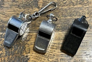 Trio hochwertiger Vintage Escargot Pfeifen u.a. Gehrung & Acmeoid Thunderer - Bild 1 von 4