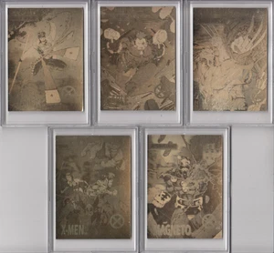 1992 Marvel X-MEN Impel Hologram Card Set XH1-XH5 WOLVERINE CABLE GAMBIT MAGNETO - Picture 1 of 1