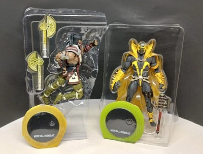 Mcfarlane Toys Mortal Kombat 11 Sub Zero From 2 Pack & Gold Label Spawn NO BOXES - Image 1 of 4