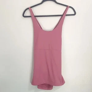 Patagonia Rose Pink Criss Cross Rundhals Stretch Workout Top Größe Medium - Bild 1 von 5