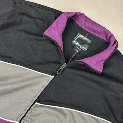 Chaqueta OAKLEY Cremallera Completa 2009 Master Track Púrpura y Negra Para Hombre Talla Grande” Foto 1 de 4