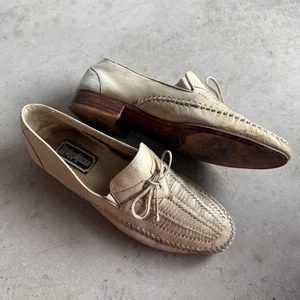 Hippopotamus Men’s 10 D Leather White Men's Shoes Loafers Made In Brazil - Picture 1 of 11