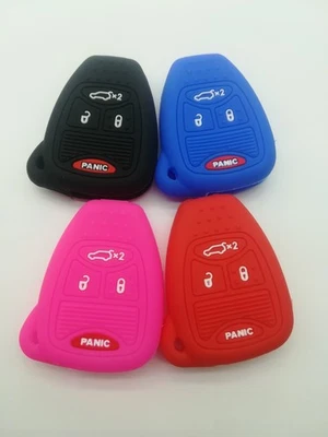 4*Cubierta de llave para Chrylser 200 Sebring 300 Dodge Avenger Jeep Liberty 2011-2014 Foto 1 de 4